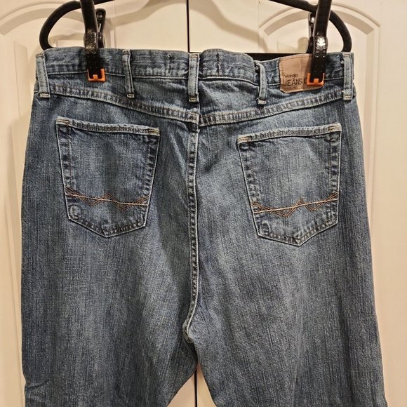 MEN'S 40X32 RELAXED BOOT CUT STREATCH JEANS WESTERN COWBOY - Picture 1 of 8